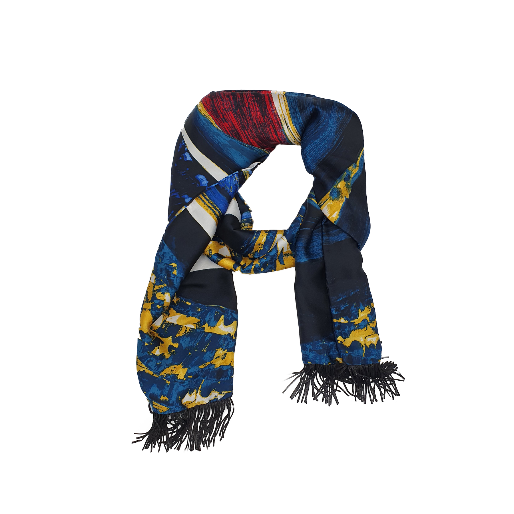 Midnight Artist Silk Scarf