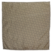 Golden Paisley Garden Pocket Square