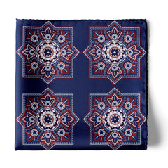 IMPERIAL AJRAK SILK POCKET SQUARE (LUXE COLLECTION)