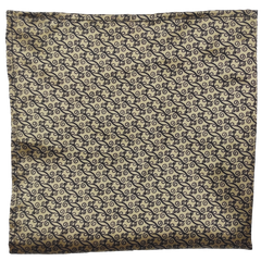 GOLDEN PAISLEY GARDEN POCKET SQUARE