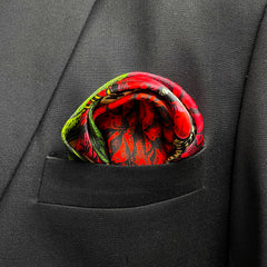 CHEETAH VICE SILK POCKET SQUARE