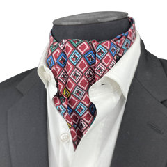DIGITAL SILK MAZE SILK CRAVAT