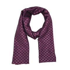 PLUM BOXED SCARF AND TIE SET (LIMITED EDITION)