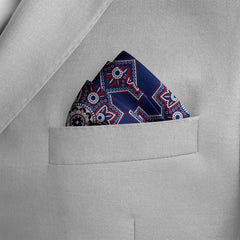 IMPERIAL AJRAK SILK POCKET SQUARE (LUXE COLLECTION)