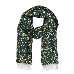 THE ARMY GREEN SILK MEN SCARF