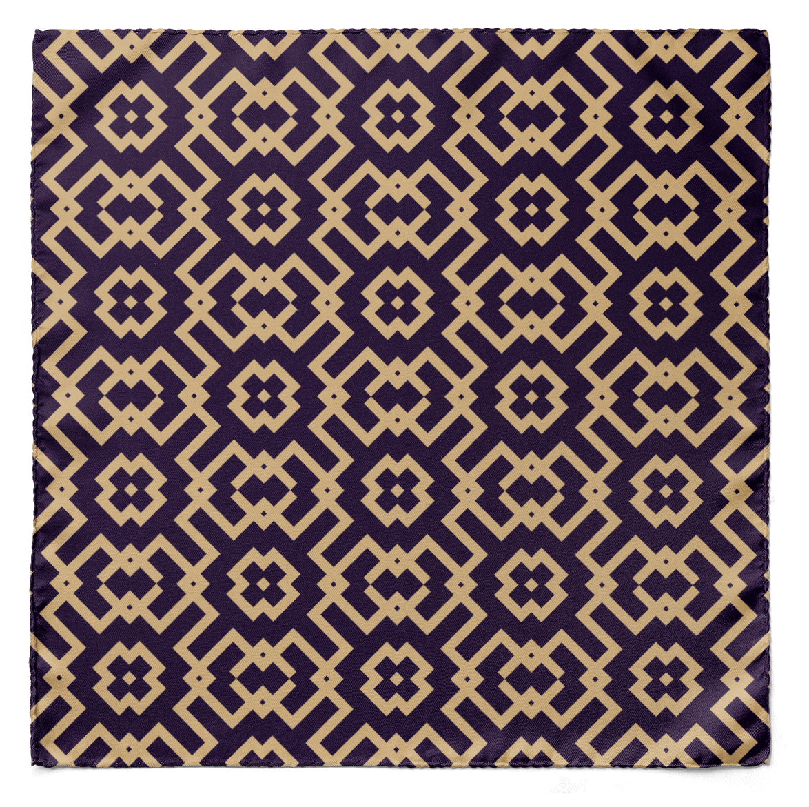 ORNAMENT SILK POCKET SQUARE