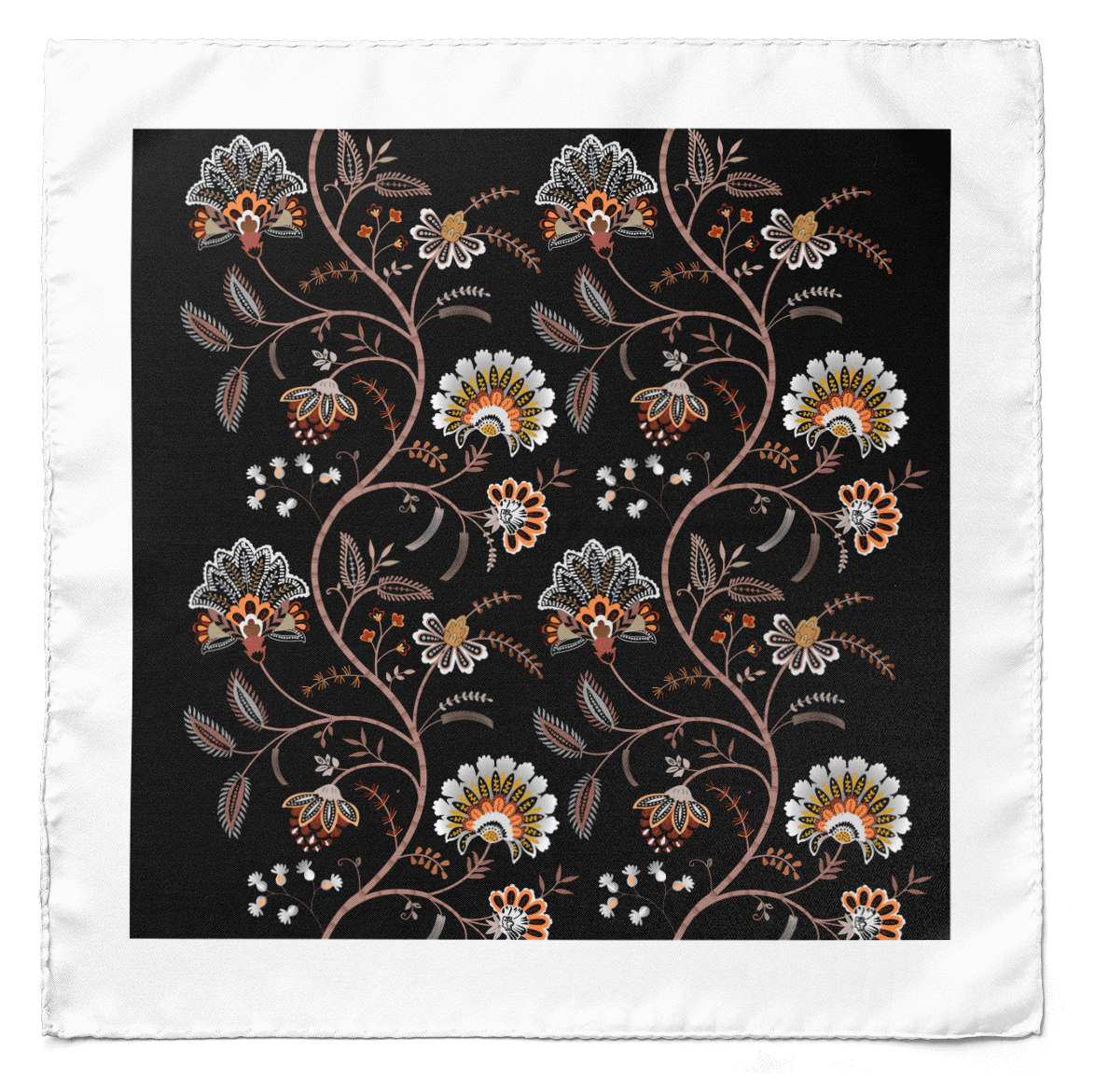 The Vine Silk Pocket Square