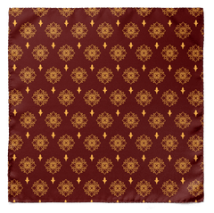 Maroon Eclipse silk pocket square