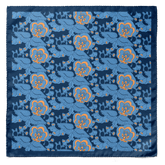 FLOWER WING SILK POCKET SQUARE