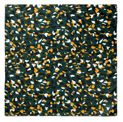 THE ARMY GREEN SILK CRAVAT SET