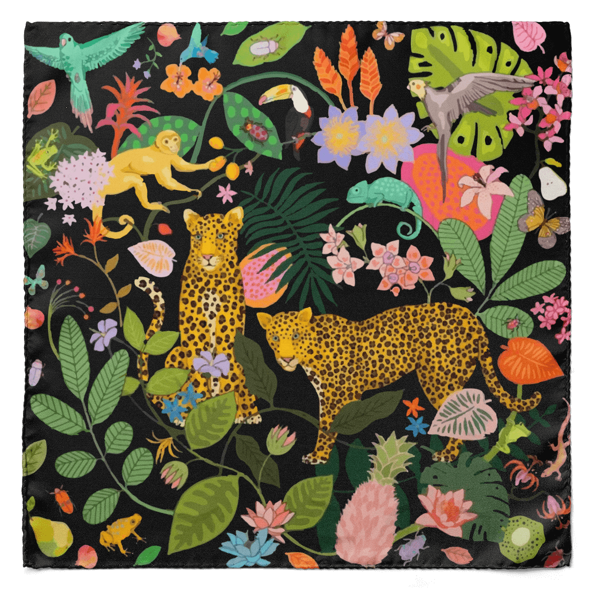 POP WILD SILK POCKET SQUARE