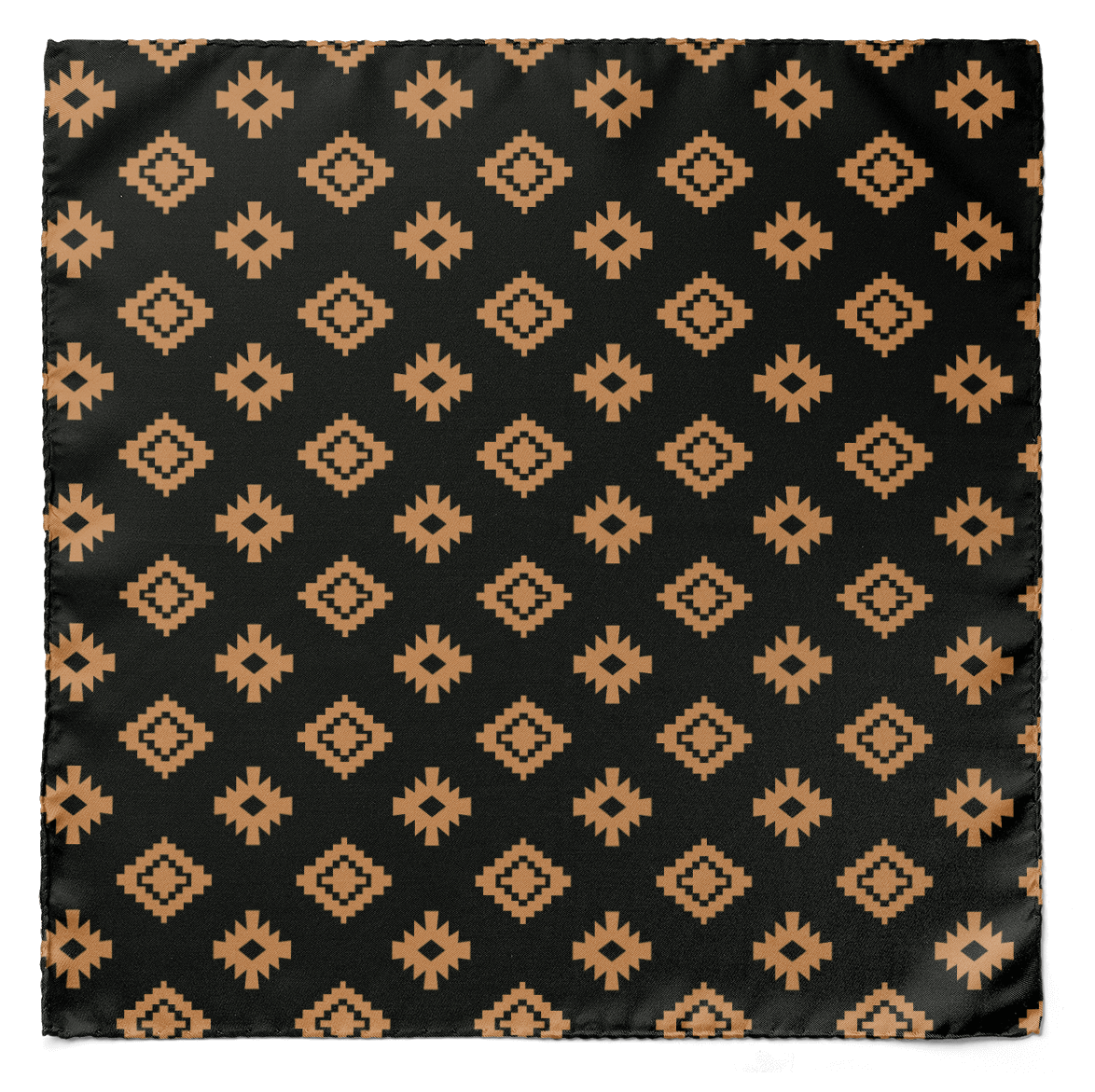 Copper Sparkle Silk Pocket Square (LUXE COLLECTION)