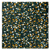 The Army Green Silk Pocket Square