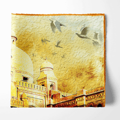 SCHOOL OF ARTS SILK POCKET SQUARE