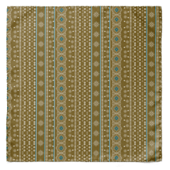 PERSIAN CARAMEL SILK POCKET SQUARE