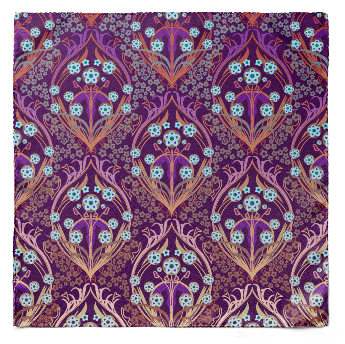 W21- Beetles SILK POCKET SQUARE