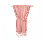 ROSE PINK LAWN SCARF