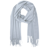 CLOUDY GREY LAWN SCARF