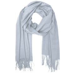 CLOUDY GREY LAWN SCARF