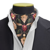 BROWN INDIGO SILK CRAVAT