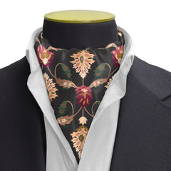BROWN INDIGO SILK CRAVAT