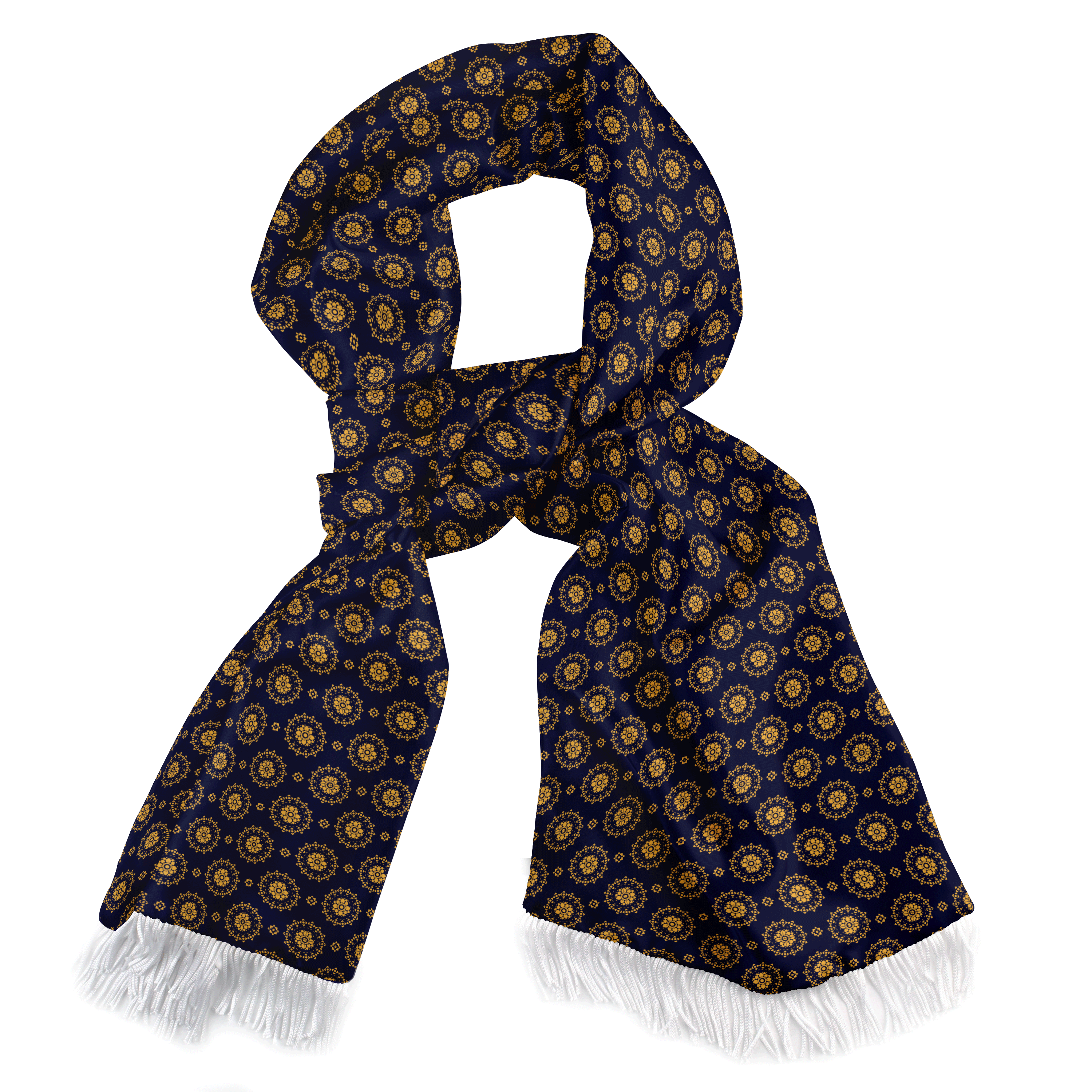 Irish Blue Silk Scarf
