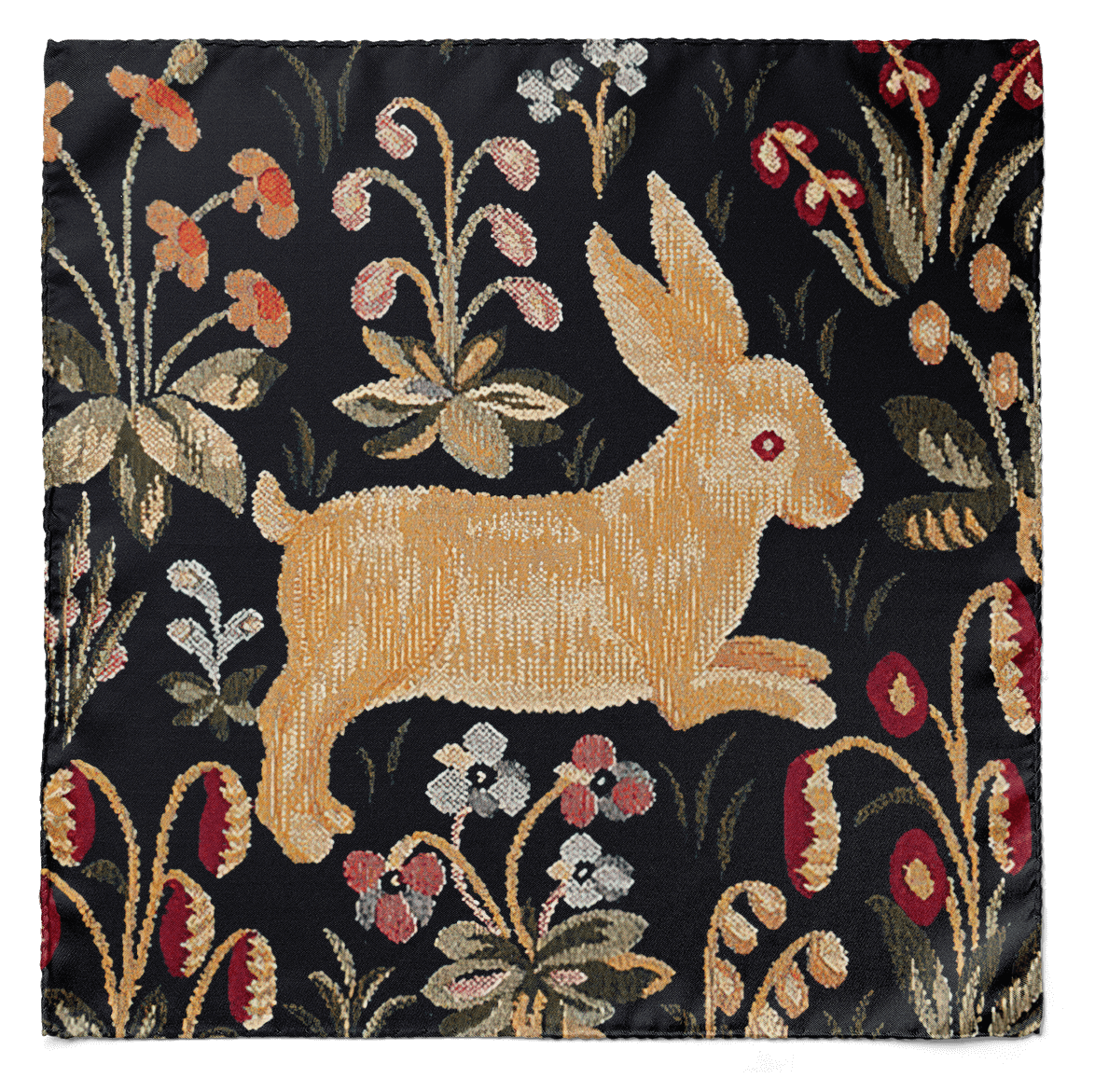 English Harley Silk Pocket Square