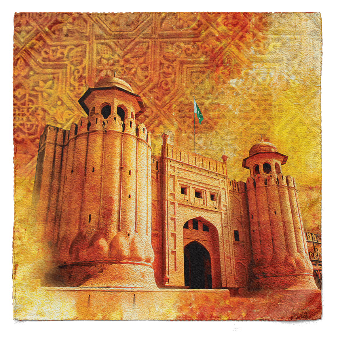 The Royal Qila Silk Pocket Square