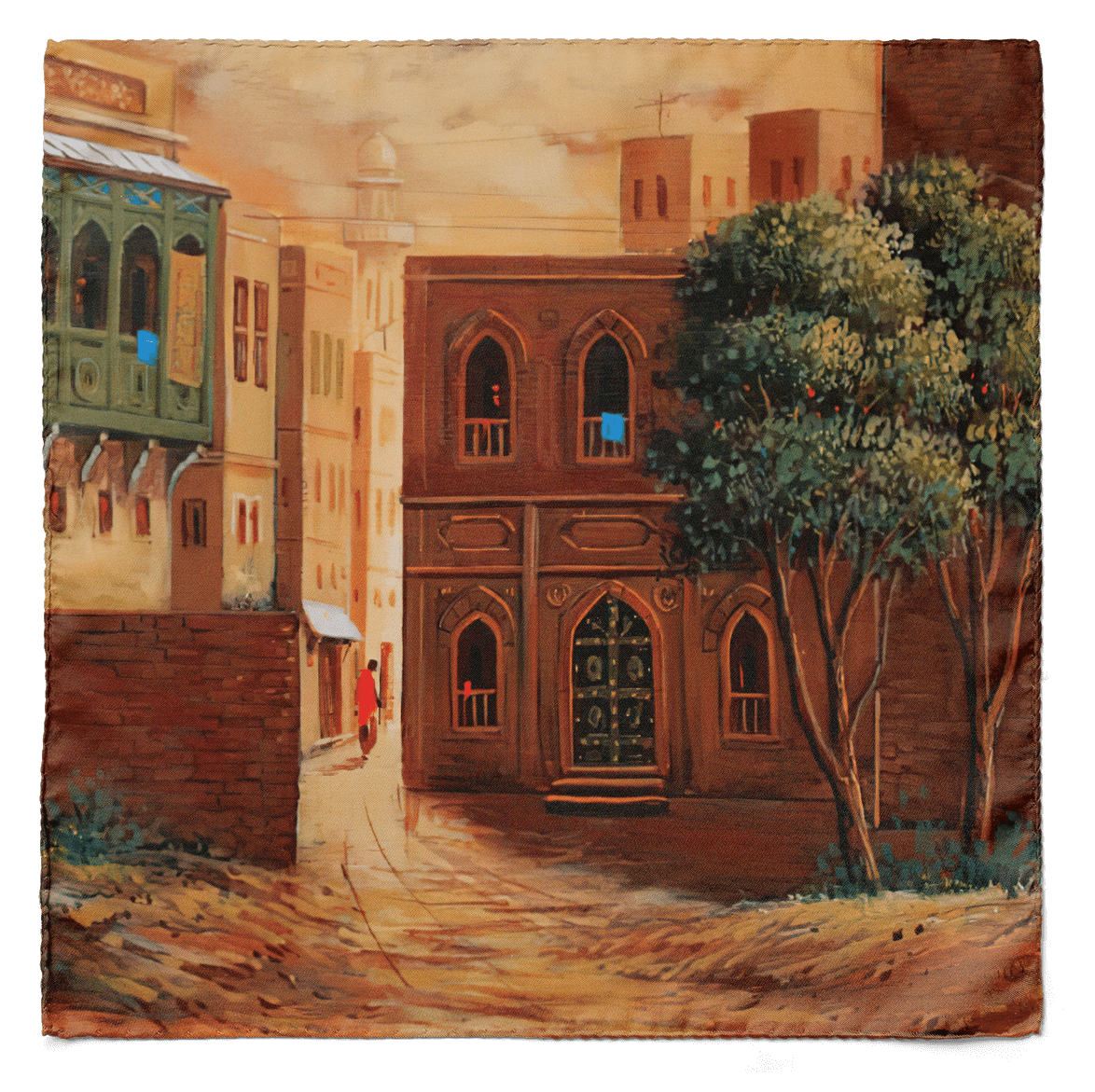 Vintage Vibe Silk Pocket Square