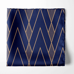 Egyptian Crypts Silk Pocket Square