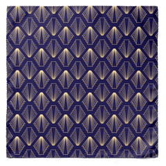 Mini Crypts Silk Pocket square