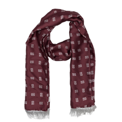 MAROON DIAMOND SILK MEN SCARF