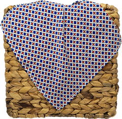 Blue & Red Digital Pocket Square