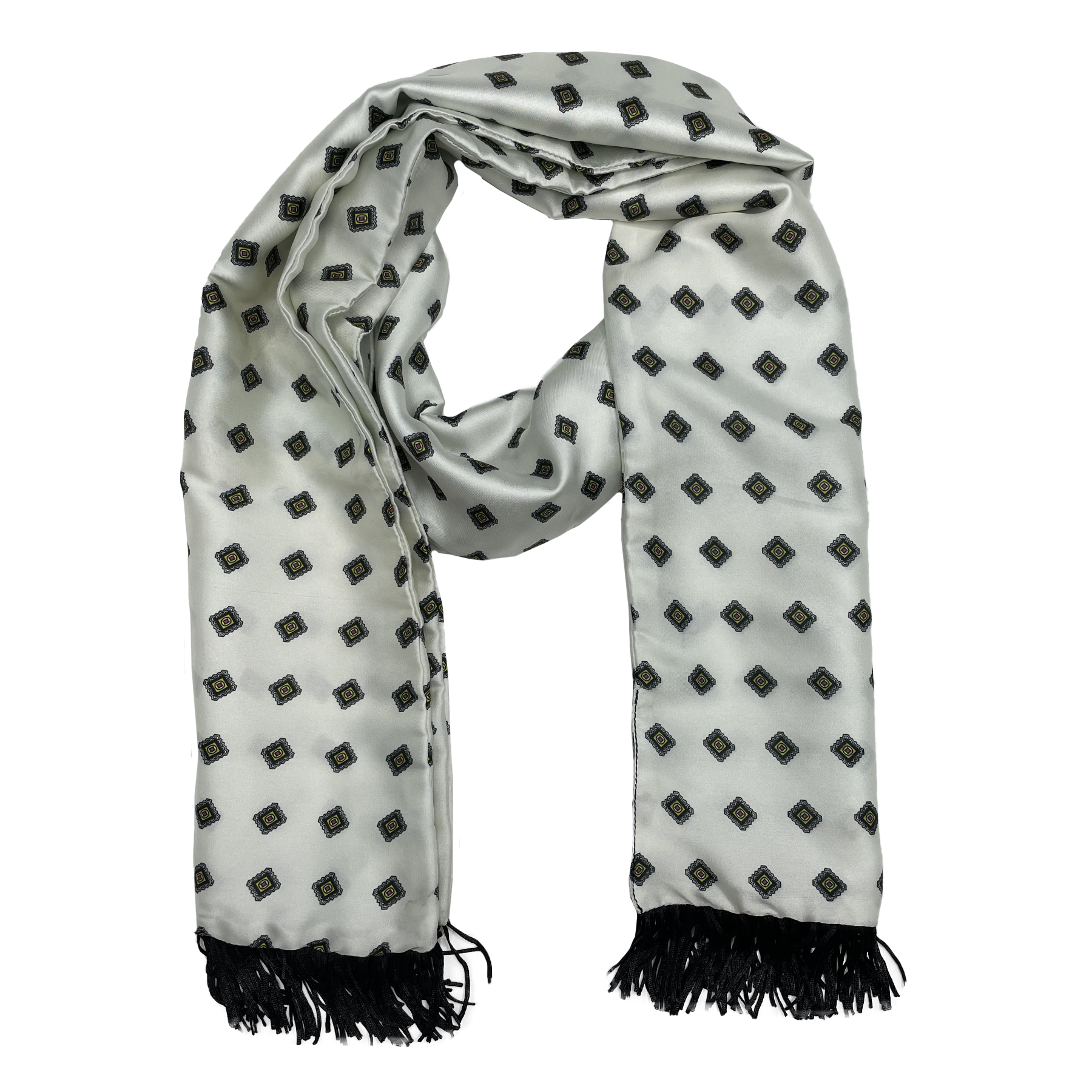 Magic Black Silk Scarf