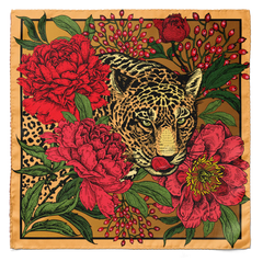 CHEETAH VICE POCKET SQUARE AND TIE SET