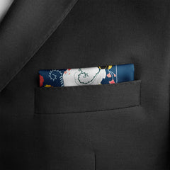 HONEYBEE SILK POCKET SQUARE