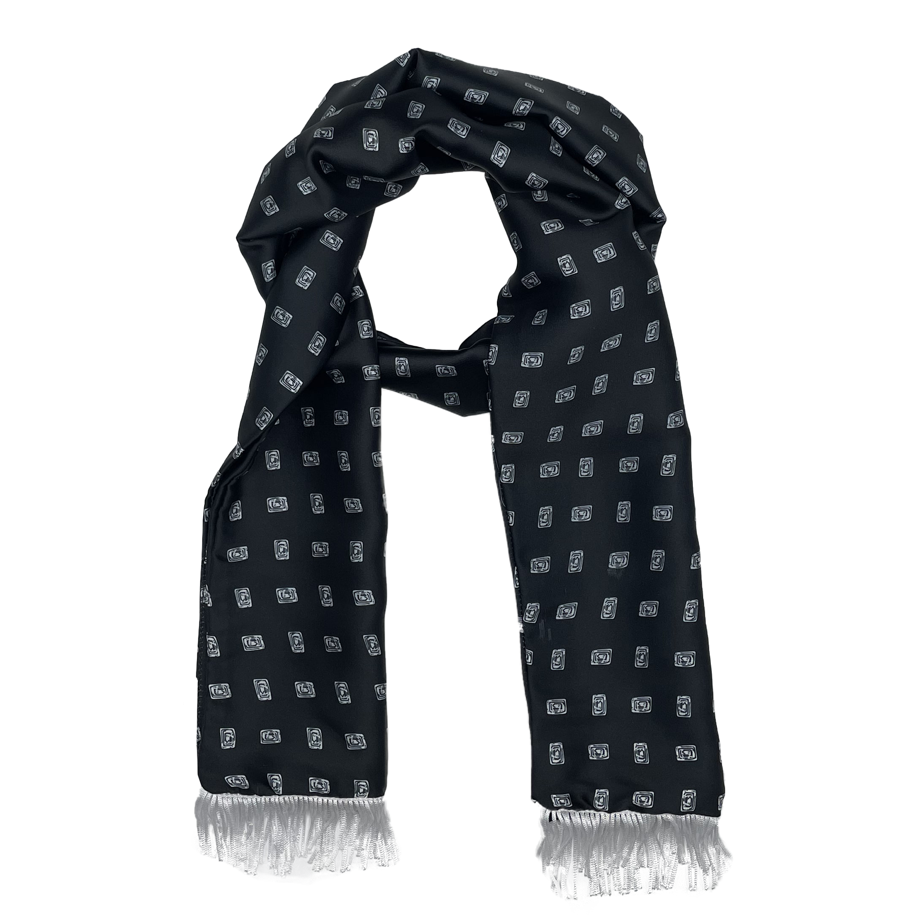 Black Diamond Silk Scarf