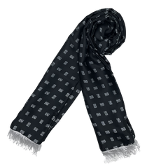 BLACK DIAMOND SILK MEN SCARF