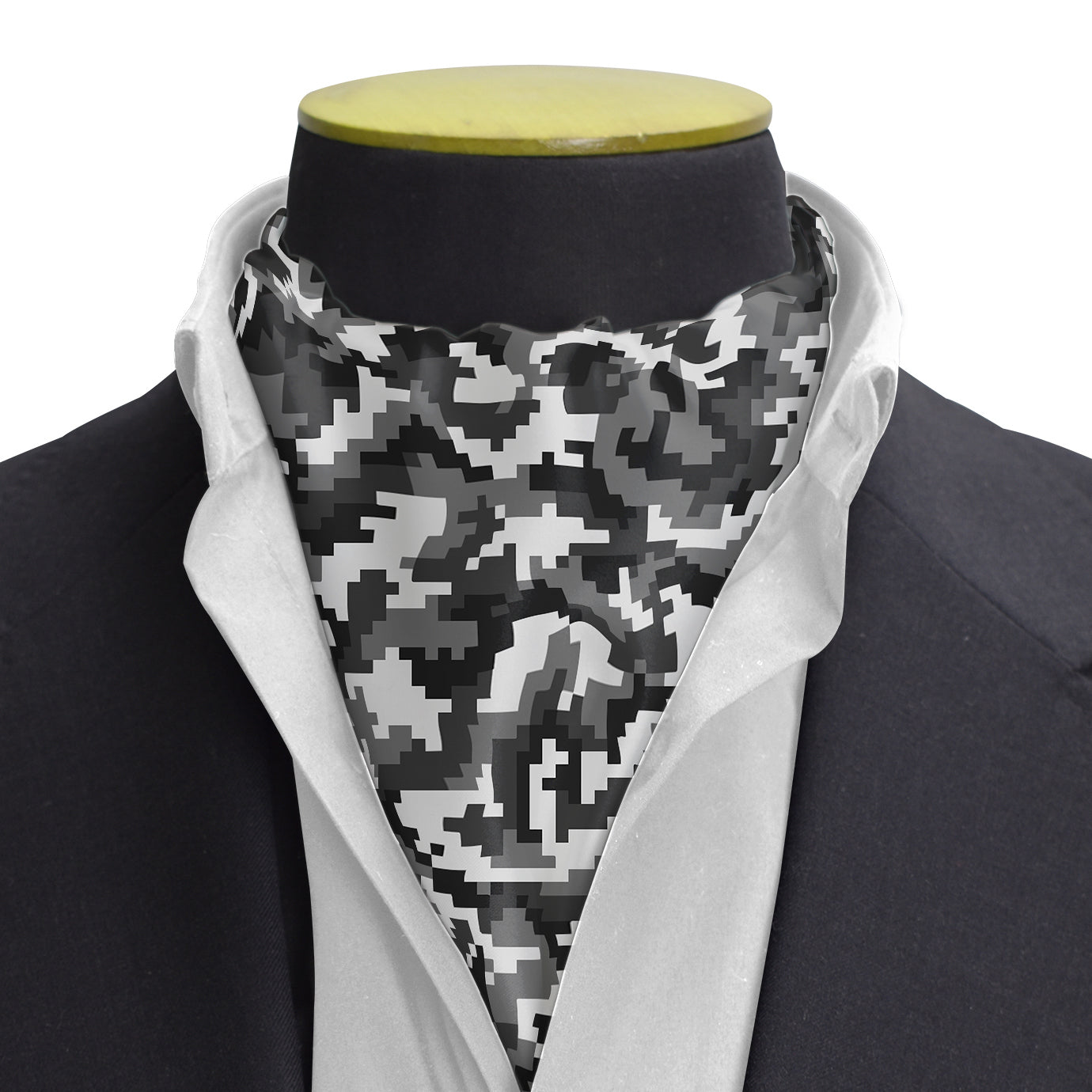 W21-DESERT ARMY SILK CRAVAT