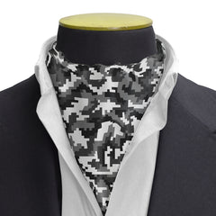 W21-DESERT ARMY SILK CRAVAT