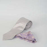 FLAMINGO POCKET SQUARE AND TIE SET