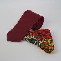CHEETAH VICE POCKET SQUARE AND TIE SET