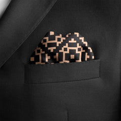 JACQUARD SILK POCKET SQUARE