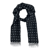 Black Diamond Silk Scarf