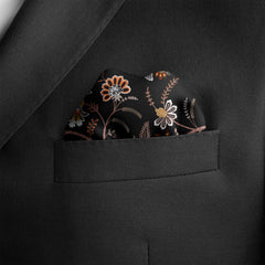 THE VINE SILK POCKET SQUARE