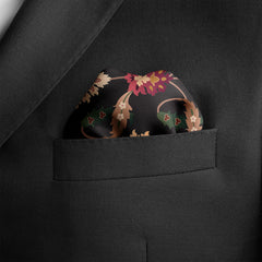 BLOSSOM SILK POCKET SQUARE