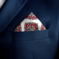SWISS AJRAK POCKET SQUARE (LUXE COLLECTION)