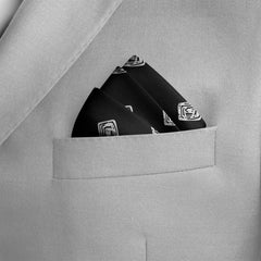 Black Diamond Silk Pocket Square3