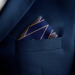 Egyptian Crypts Silk Pocket Square