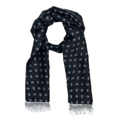 Black Diamond Silk Scarf